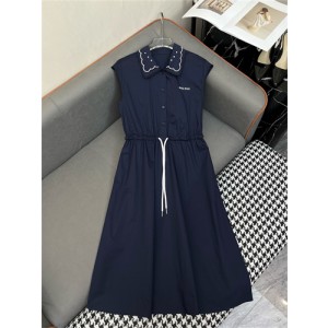 미우미우 민소매 원피스 M23202 2025/신상