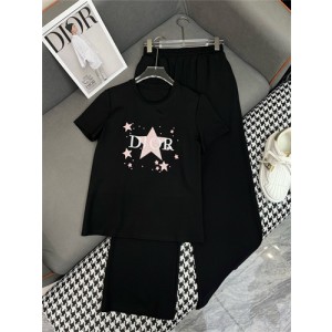 디올 반팔 티셔츠 바지 세트 D33201 2025/신상