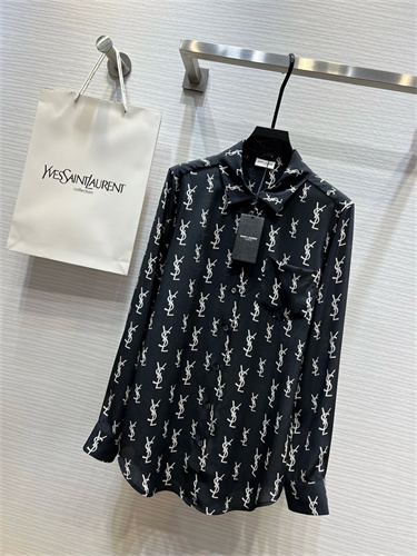 생로랑 실크 셔츠 Y14202 2025/신상