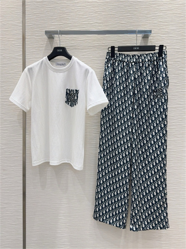 디올 반팔 티셔츠 바지 세트 D83401 2025/신상