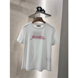 미우미우 반팔 티셔츠 M21854 2025/신상