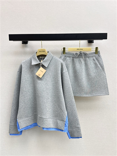 미우미우 트레이닝 스커트 세트 M83908 2025/신상