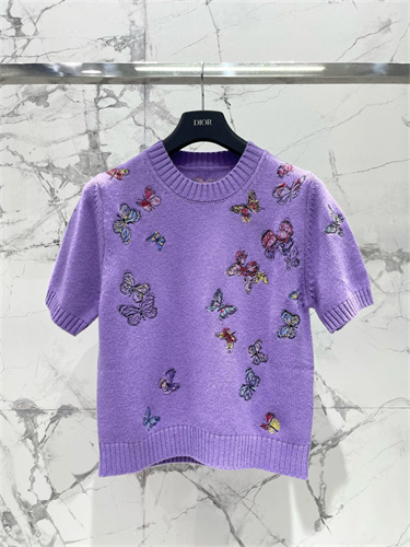 디올 자수 니트 티 D82308 2025/신상