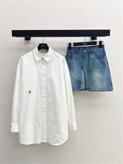 디올 긴팔 셔츠 데님 스커트 세트 D33991 2025/신상