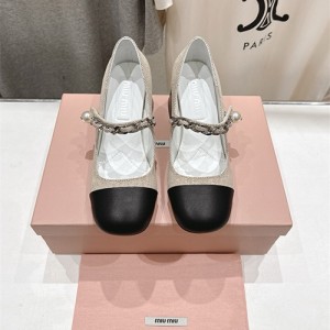 미우미우 여성용 구두 (굽높이6.5CM) M34011-1 2025/신상