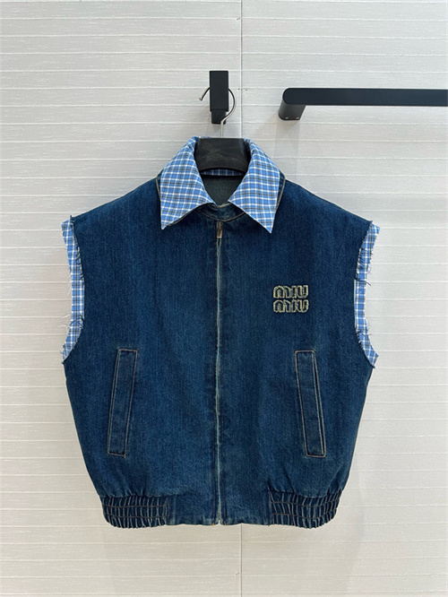 미우미우 데님 조끼 M43202 2025/신상