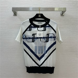 에르메스 반팔 실크 티셔츠 H43107 2025/신상