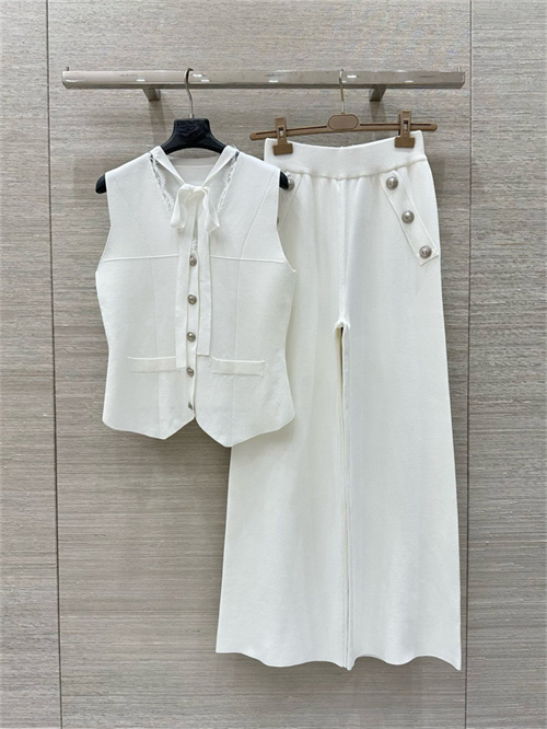 발망 조끼 캐주얼 바지 세트 B93801 2025/신상