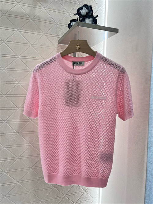 미우미우 반팔 니트 M42305 2025/신상