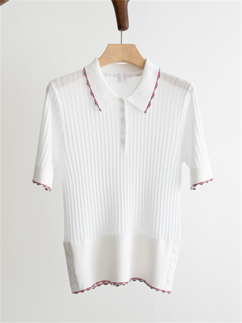 톰브라운 반팔 폴로 니트 T22608 2025/신상