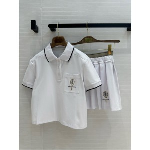 브루넬로 쿠치넬리 반팔 폴로 티셔츠 스커트 세트 B43707 2025/신상