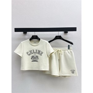 셀린느 반팔 티셔츠 반바지 세트 C23308 2025/신상