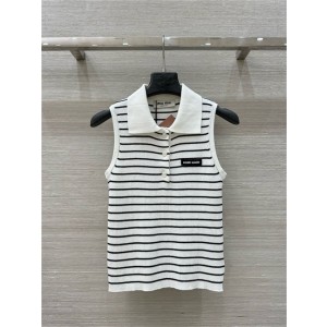 미우미우 민소매 폴로 니트 M82206 2025/신상