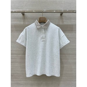 브루넬로 쿠치넬리 반팔 폴로 티셔츠 B42057 2025/신상