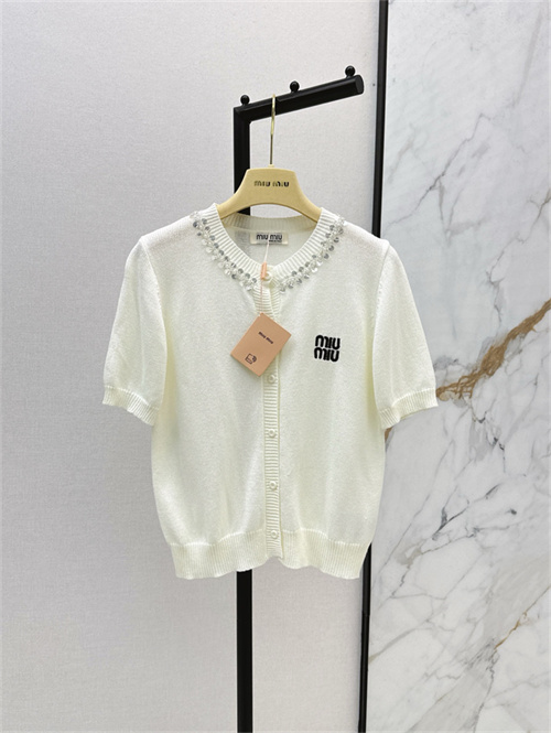 미우미우 반팔 가디건 M52406 2025/신상