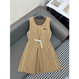 미우미우 민소매 원피스 M43402 2025/신상