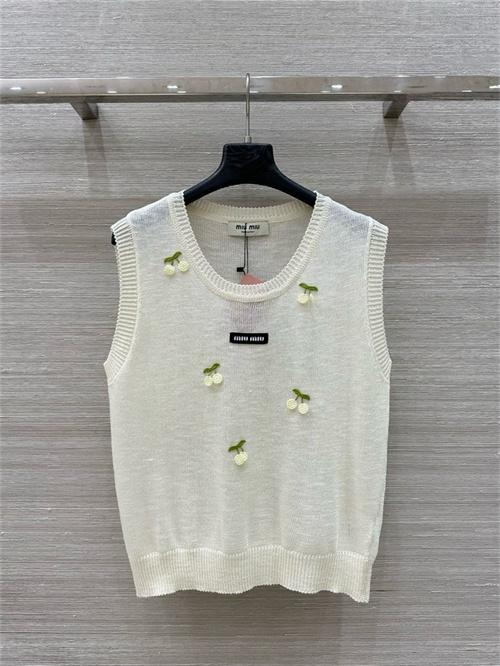 미우미우 민소매 니트 M71851 2025/신상