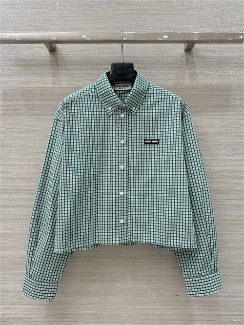 미우미우 긴팔 셔츠 M62404 2025/신상