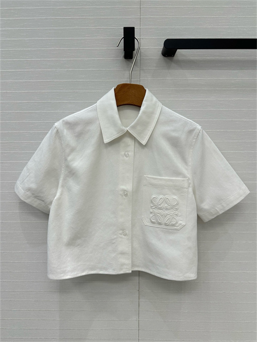 로에베 데님 반팔 셔츠 L32857 2025/신상