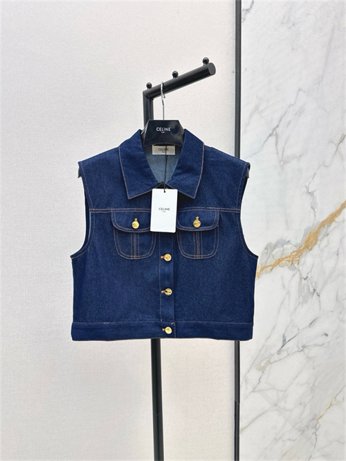 셀린느 데님 조끼 C82907 2025/신상