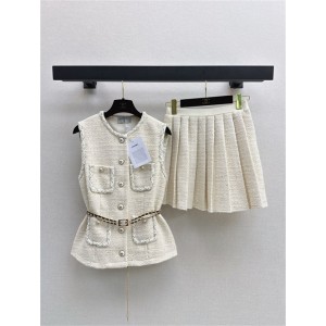 샤넬 조끼 스커트 세트 C14993 2025/신상
