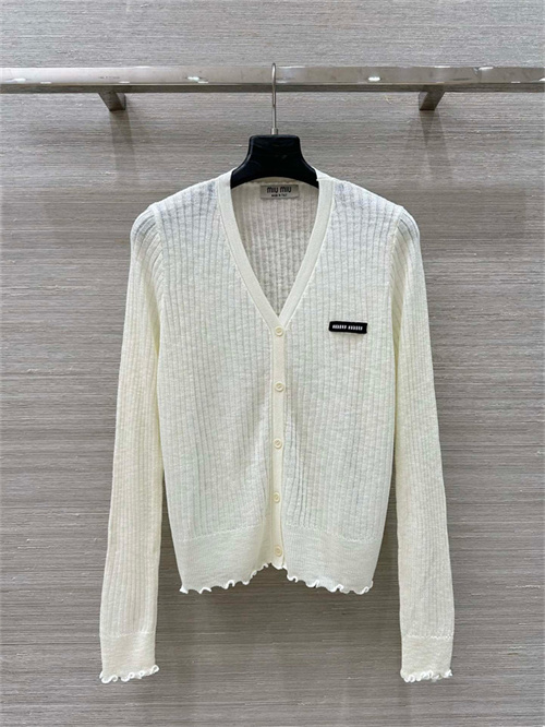 미우미우 긴팔 가디건 M52150 2025/신상