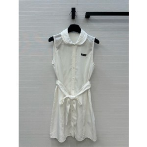 미우미우 민소매 원피스 M42803 2025/신상