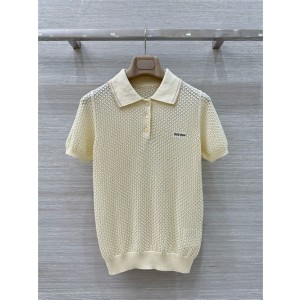 미우미우 반팔 폴로 니트 M82494 2025/신상