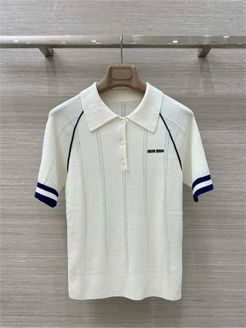 미우미우 반팔 폴로 니트 M92551 2025/신상