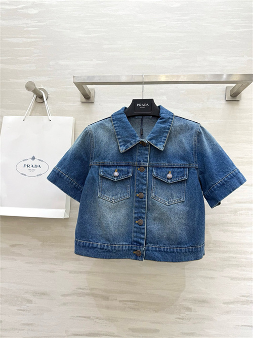 프라다 데님 자켓 P12996 2025/신상