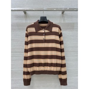 미우미우 긴팔 폴로 티셔츠 M42754 2025/신상