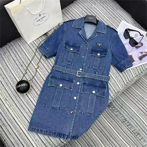 프라다 데님 원피스 P53603 2025/신상