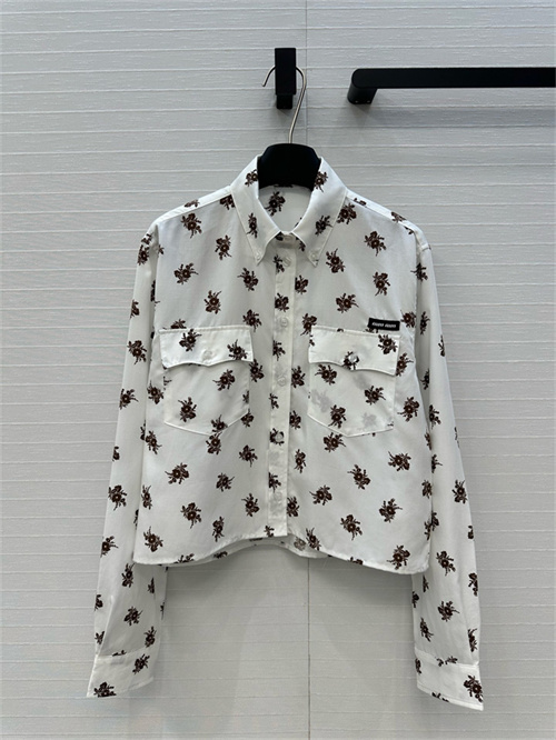 미우미우 긴팔 셔츠 M62803 2025/신상