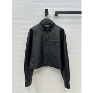 미우미우 양가죽 셔츠 M39501 2025/신상