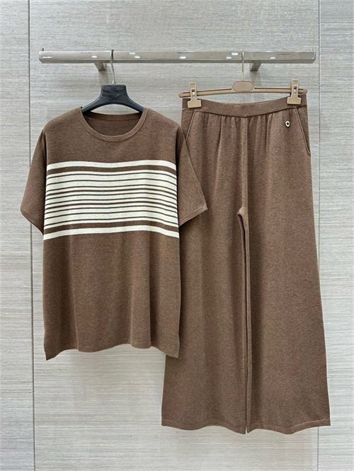 로로피아나 반팔 니트 캐주얼 바지 세트 L24204 2025/신상