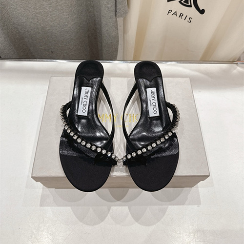 지미추 여성용 슬리퍼 (굽높이5.5CM) J86649-2 2025/신상