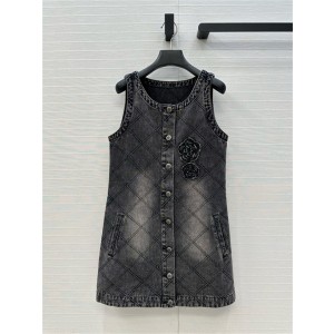 샤넬 데님 민소매 원피스 C53105 2025/신상