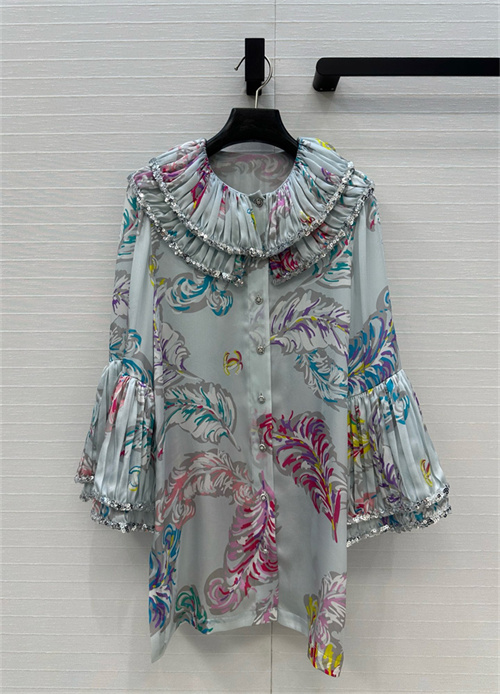 샤넬 실크 긴팔 셔츠 C87102 2025/신상