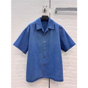 로에베 데님 반팔 셔츠 L32997 2025/신상