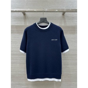 미우미우 반팔 니트 M33404 2025/신상