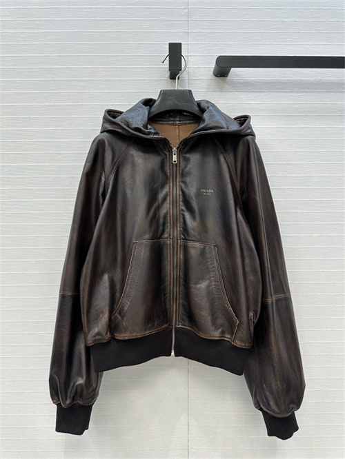프라다 양가죽 후드 자켓 P81250 2025/신상