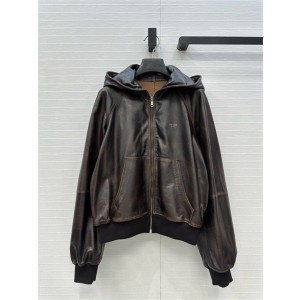 프라다 양가죽 후드 자켓 P81250 2025/신상