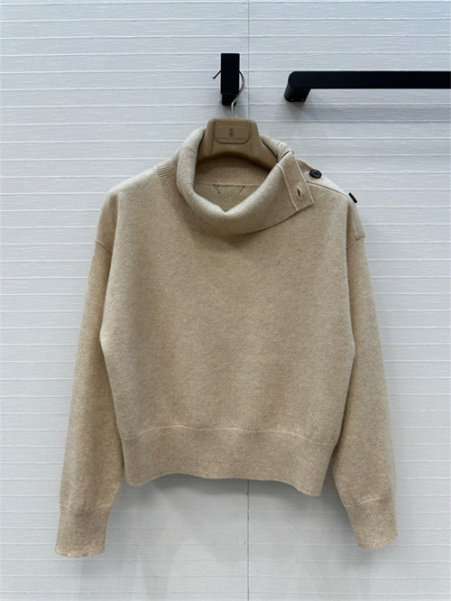 브루넬로 쿠치넬리 긴팔 니트 목플라 B73991 2025/신상