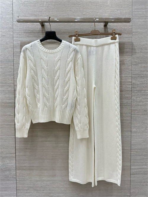 로로피아나 캐시미어 긴팔 니트 캐주얼 바지 세트 L66105 2025/신상