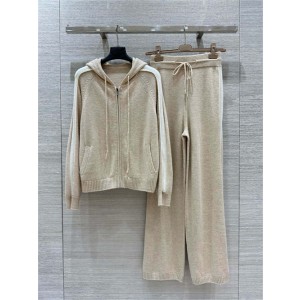 로로피아나 캐시미어 후드 자켓 캐주얼 바지 세트 L67905 2025/신상