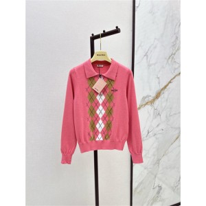 미우미우 긴팔 폴로 니트 M52704 2025/신상