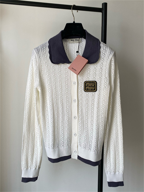 미우미우 긴팔 가디건 M12909 2025/신상