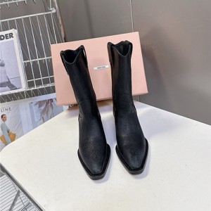 미우미우 여성용 부츠 (굽높이5CM) M64202-1 2025/신상