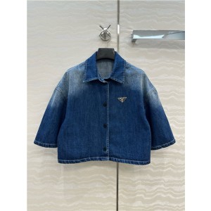 프라다 데님 셔츠 P22804 2025/신상