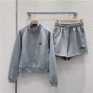 미우미우 자켓 반바지 세트 M24105 2025/신상